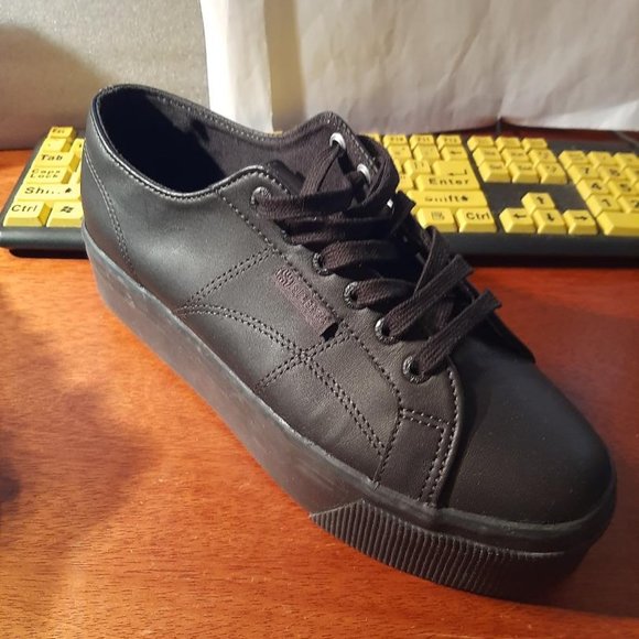 NEW Superga Women's 2750 Cotu Classic Sneakers Total Black Size